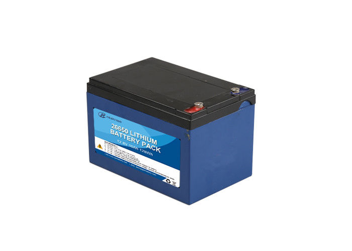 Environmental Friendly Long Life Solar Battery , 12.8V 10AH Lithium Battery Pack