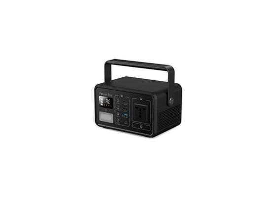 200W Black Case Portable Lithium Battery AC DC Output for Camping 230x139x123mm