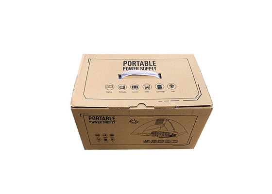 200W Black Case Portable Lithium Battery AC DC Output for Camping 230x139x123mm