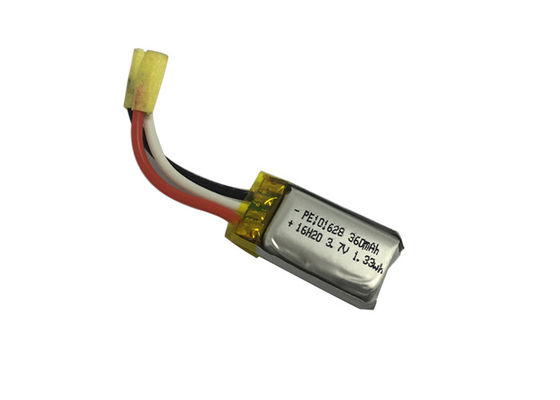 360mAh High C Rate Lithium Polymer Battery for Power Bank PAC101628