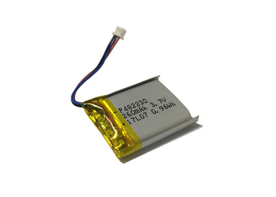 3.7V 260mAh Purple Horn , 10C High Rate Discharge LiPO Battery For Portable Fan