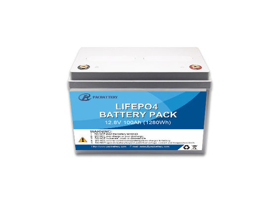 12.8V 100Ah Deep Cycle LiFePO4 Battery Pack for Camper RV and Marine Applications