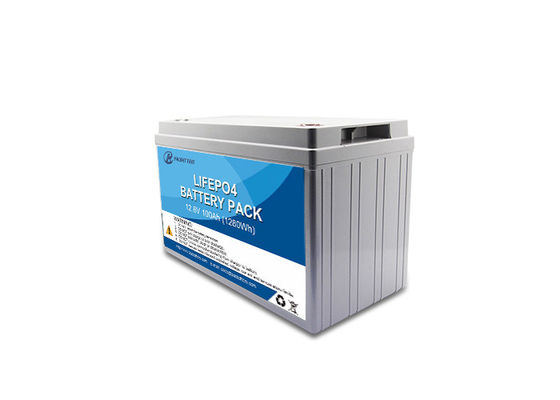 12.8V 100Ah Deep Cycle LiFePO4 Battery Pack for Camper RV and Marine Applications