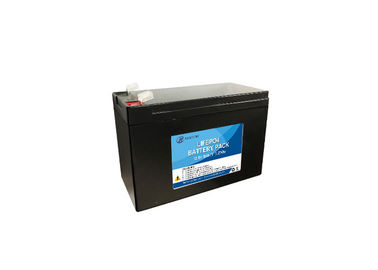 Light Weight 12v Solar Battery Pack , 9Ah LifePO4 Long Life Solar Battery For ATM Device