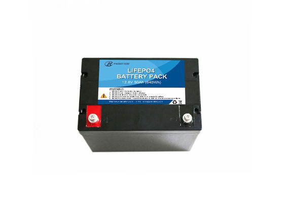 12V 50Ah Deep Cycle LiFePO4 Battery Plug and Play for Emergency Vehicle Power