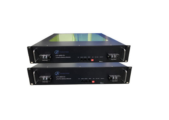 48V 50Ah 2U Thin Lightweight Metal Case 5G Telecom Base Station Lithium Battery
