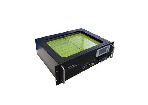 48V 50Ah 3U Rack Mount LiFePO4 Battery 4000 Cycle Life for Energy Storage System