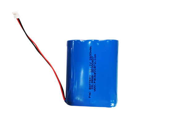 11.1V 2600mAh 18650 Li-Ion Battery Pack 3S1P for Purifying Mask Power Solution