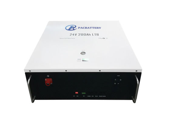 24V 200Ah 5kWh Home Solar Storage Lithium Battery with 6000 Cycle LiFePO4 Cells