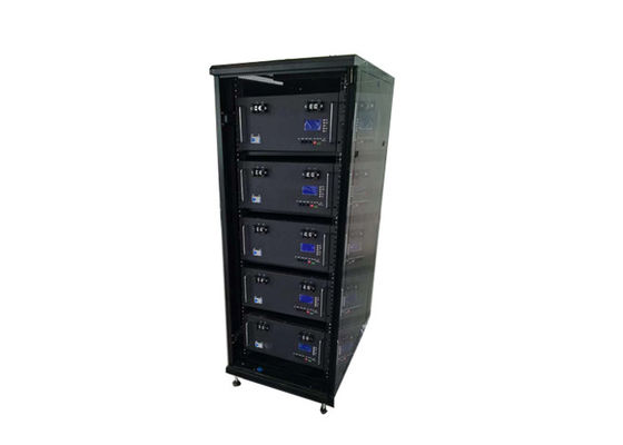 48V 500Ah RS232 Solar Battery Pack with Air Switch and Low Impedance Protection