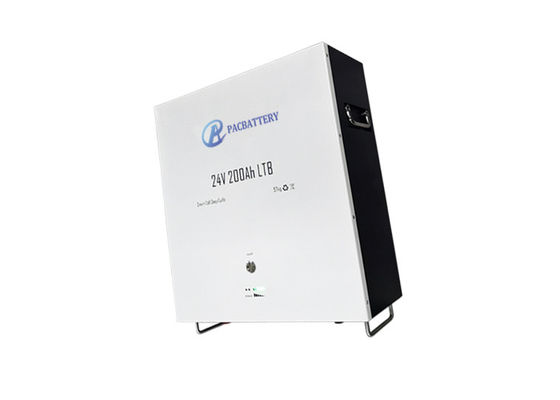 25.6V 200Ah 5kWh Deep Cycle LiFePO4 Battery Wall Mounted for Home Solar Storage