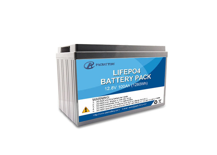 12.8V 100Ah Deep Cycle LiFePO4 Battery Pack for Camper RV and Marine Applications