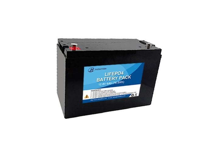 12V 6Ah High Safety Deep Cycle LiFePO4 Battery Long Life for Security and Alarm Systems