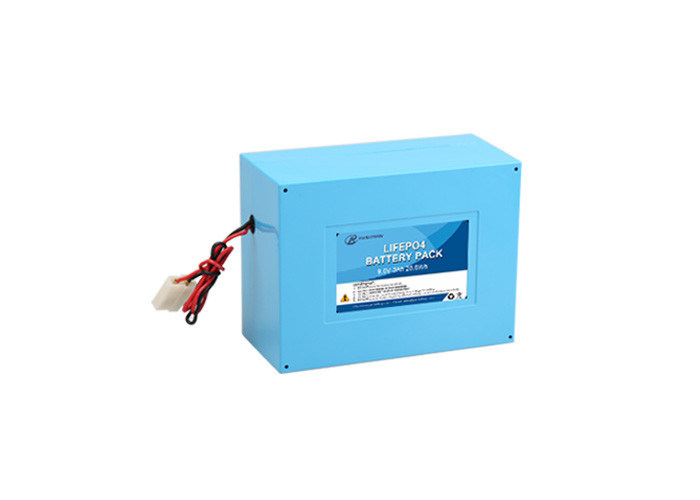 9.6V 3Ah 3S1P 26650 Deep Cycle LiFePO4 Battery Pack with Plastic Casing