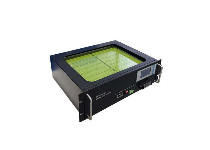 48V 50Ah 3U Rack Mount LiFePO4 Battery 4000 Cycle Life for Energy Storage System